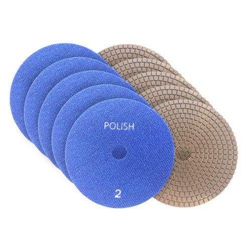 Pioneer Eclipse 5" PowerPolish™ Step #2 Diamond Polishing Discs (800 Grit) - Kit of 10 Thumbnail