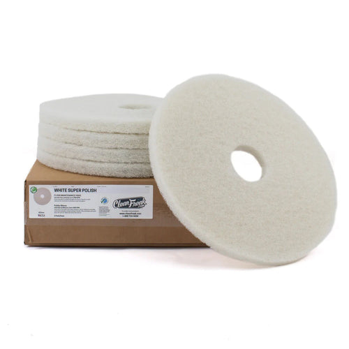 Box w/ Loose 17" White Floor Polishing Pads Thumbnail