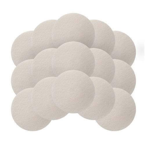 6.5 inch White Floor Polishing Pads (15 Pack) Thumbnail