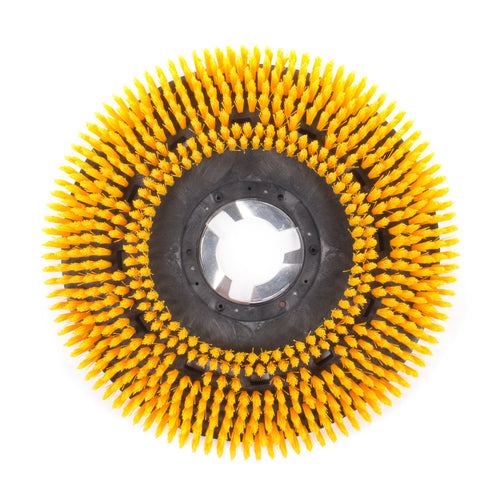 20 inch Stiff Poly Bristle Everyday Floor Scrubbing Brush for Floor Buffers - Bottom Thumbnail